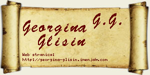 Georgina Glišin vizit kartica